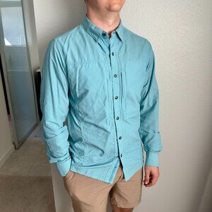 KUHL Lightweight Performance Shirt - Light Blue